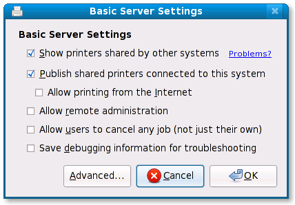 Basic Server Settings