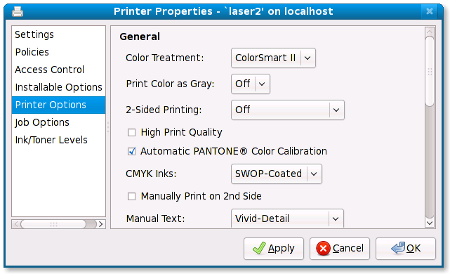 Printer Options